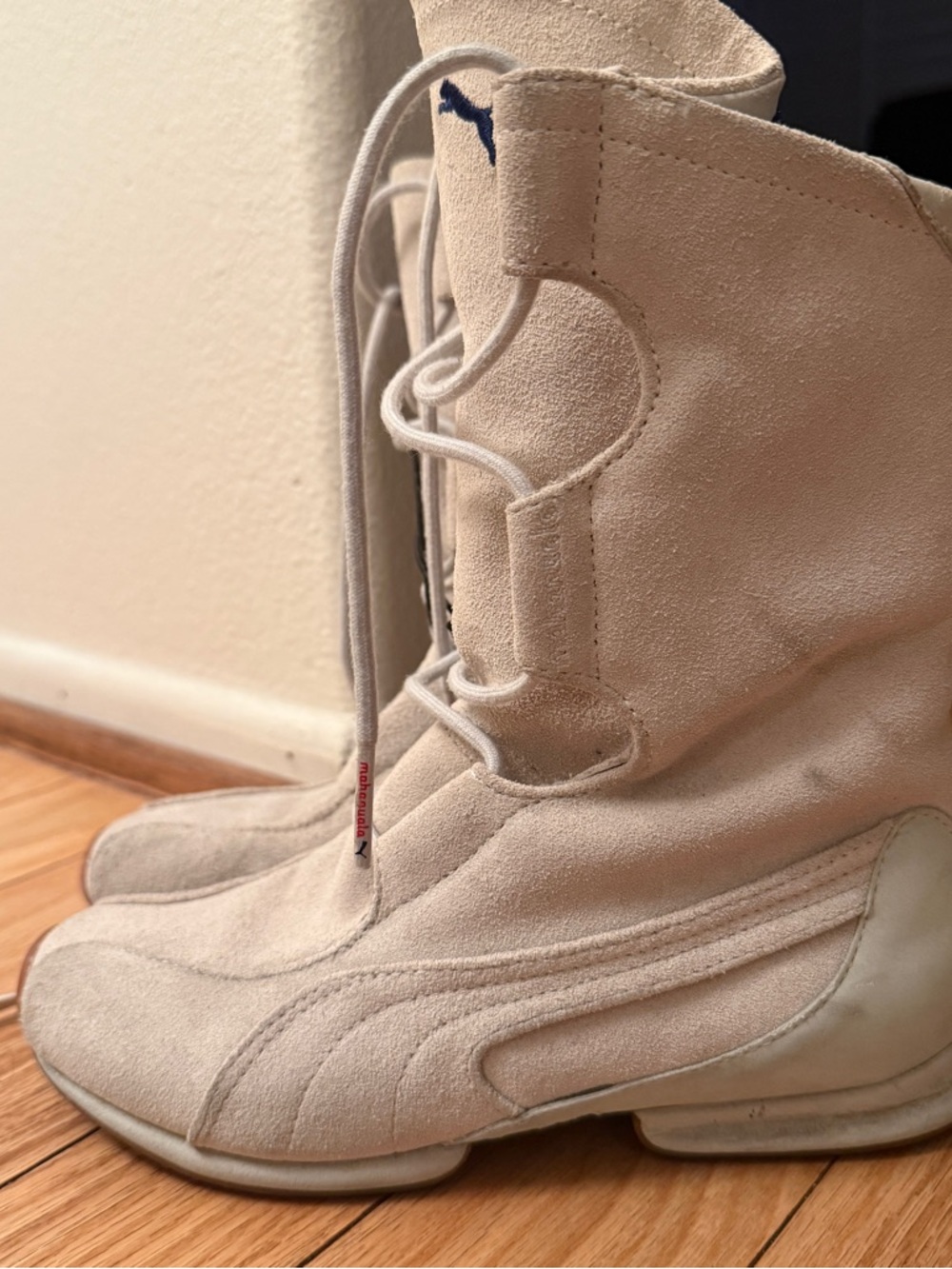 PUMA X MAHANUALA vintage boxing boots suede